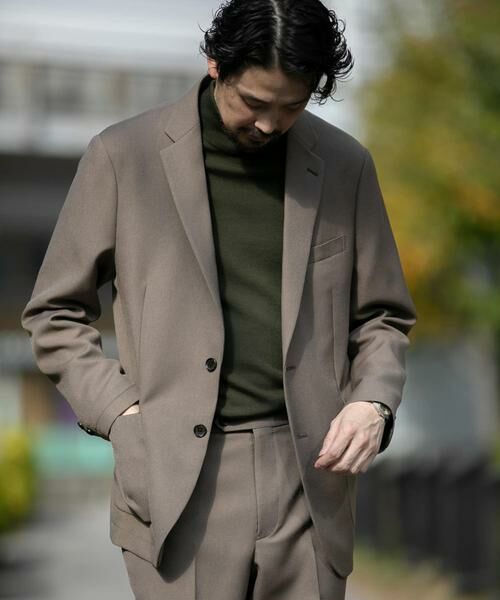 URBAN RESEARCH DOORS / アーバンリサーチ ドアーズ その他アウター | 『イージーケア』LIFE STYLE TAILOR　ブラッシュドウールライクコンフォータブルJK（モカ）