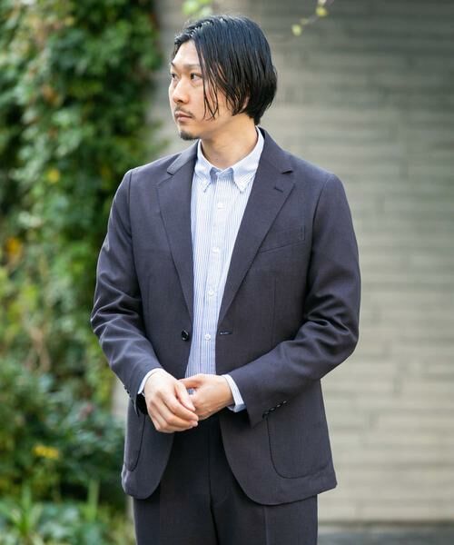 URBAN RESEARCH DOORS / アーバンリサーチ ドアーズ テーラードジャケット | 『イージーケア』LIFE STYLE TAILOR　トロワッシャーストレッチジャケット | 詳細25