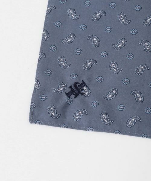 URBAN RESEARCH DOORS / アーバンリサーチ ドアーズ ハンカチ | LIFE STYLE TAILOR　ペイズリー柄コットンハンカチ | 詳細2