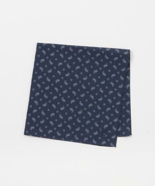 URBAN RESEARCH DOORS / アーバンリサーチ ドアーズ ハンカチ | LIFE STYLE TAILOR　ペイズリー柄コットンハンカチ | 詳細3