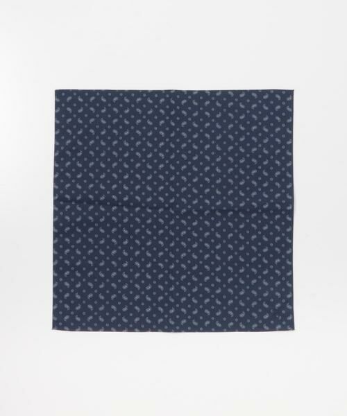URBAN RESEARCH DOORS / アーバンリサーチ ドアーズ ハンカチ | LIFE STYLE TAILOR　ペイズリー柄コットンハンカチ | 詳細4