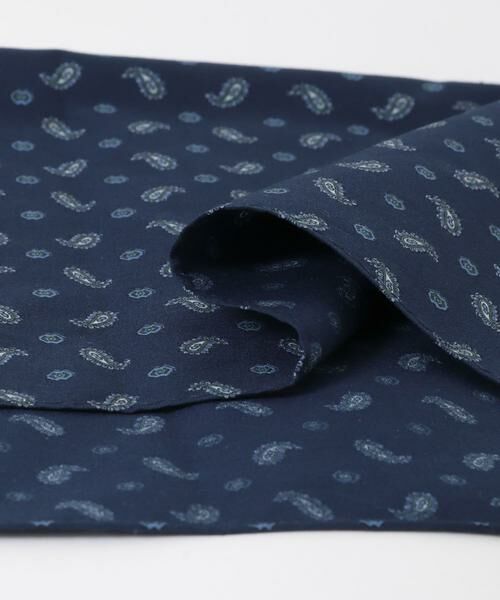 URBAN RESEARCH DOORS / アーバンリサーチ ドアーズ ハンカチ | LIFE STYLE TAILOR　ペイズリー柄コットンハンカチ | 詳細5