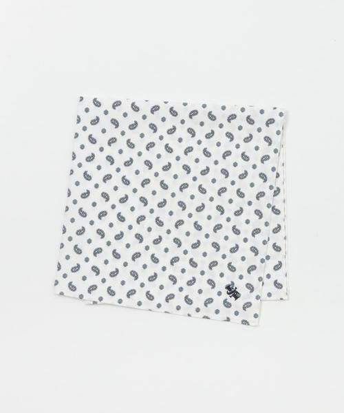 URBAN RESEARCH DOORS / アーバンリサーチ ドアーズ ハンカチ | LIFE STYLE TAILOR　ペイズリー柄コットンハンカチ | 詳細6
