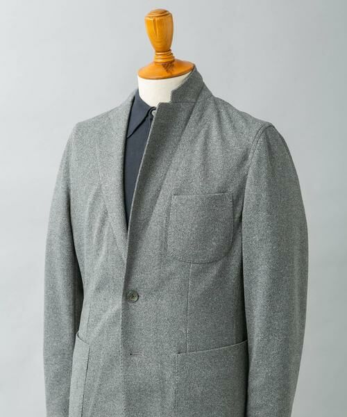 URBAN RESEARCH DOORS / アーバンリサーチ ドアーズ テーラードジャケット | 『イージーケア/防シワ/速乾』LIFE STYLE TAILOR　メランジニットイージーJK | 詳細22