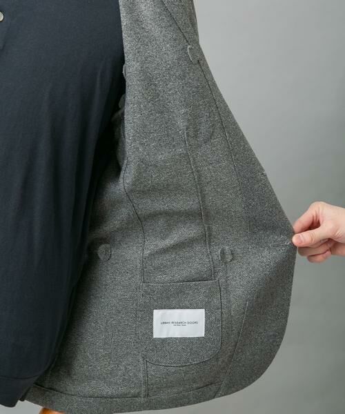 URBAN RESEARCH DOORS / アーバンリサーチ ドアーズ テーラードジャケット | 『イージーケア/防シワ/速乾』LIFE STYLE TAILOR　メランジニットイージーJK | 詳細26