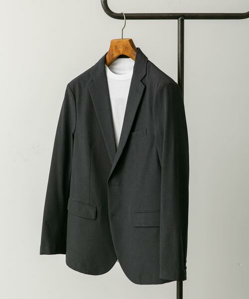 URBAN RESEARCH DOORS / アーバンリサーチ ドアーズ その他アウター | 『イージーケア/速乾』LIFE STYLE TAILOR ウォッシャブルアクティブジャケット(グレー)