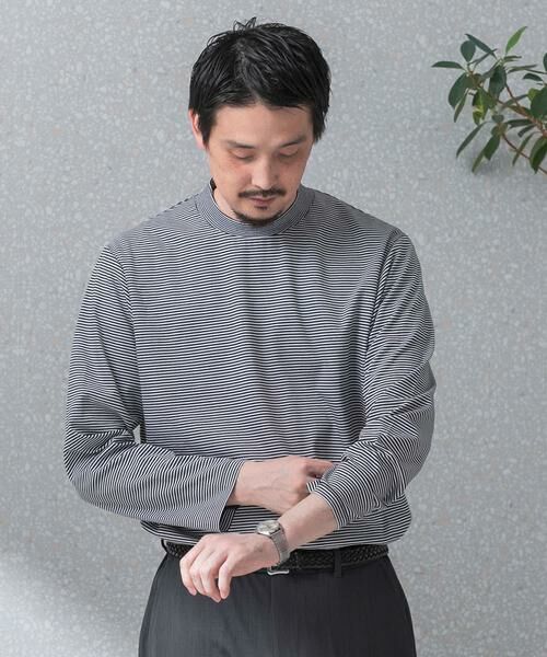 URBAN RESEARCH DOORS / アーバンリサーチ ドアーズ シャツ・ブラウス | 『抗菌/防臭』LIFE STYLE TAILOR　シルケットポンチストレッチ長袖Tシャツ | 詳細3