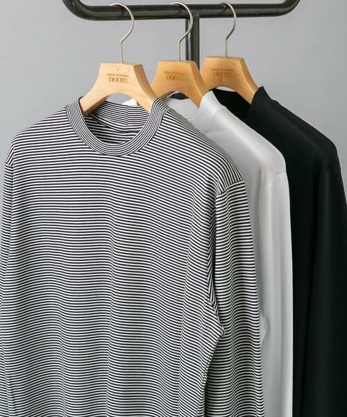 URBAN RESEARCH DOORS / アーバンリサーチ ドアーズ シャツ・ブラウス | 『抗菌/防臭』LIFE STYLE TAILOR　シルケットポンチストレッチ長袖Tシャツ | 詳細8