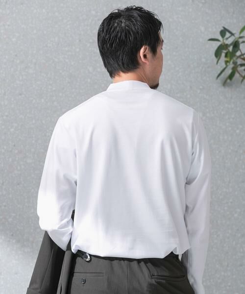 URBAN RESEARCH DOORS / アーバンリサーチ ドアーズ シャツ・ブラウス | 『抗菌/防臭』LIFE STYLE TAILOR　シルケットポンチストレッチ長袖Tシャツ | 詳細17