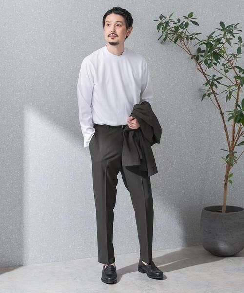 URBAN RESEARCH DOORS / アーバンリサーチ ドアーズ シャツ・ブラウス | 『抗菌/防臭』LIFE STYLE TAILOR　シルケットポンチストレッチ長袖Tシャツ | 詳細19