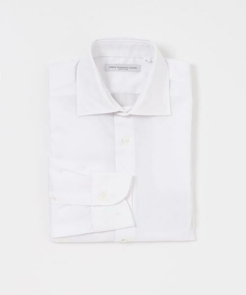 URBAN RESEARCH DOORS / アーバンリサーチ ドアーズ シャツ・ブラウス | 『イージーケア』LIFE STYLE TAILOR　セミワイドツイル無地シャツ | 詳細1