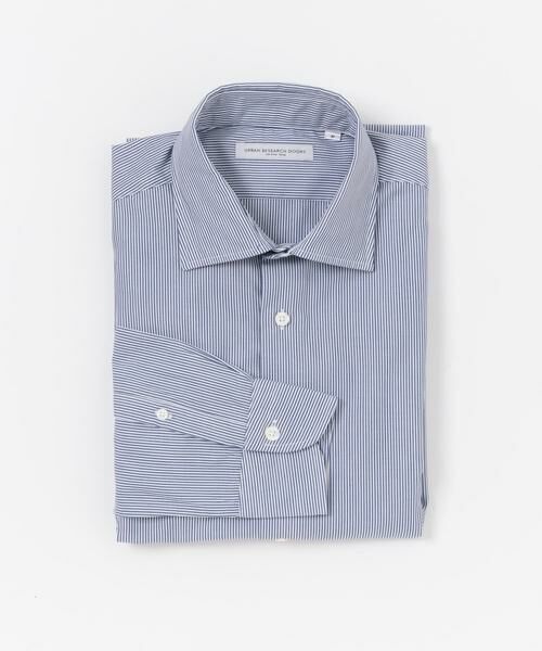 URBAN RESEARCH DOORS / アーバンリサーチ ドアーズ シャツ・ブラウス | 『イージーケア』LIFE STYLE TAILOR セミワイド細ストライプシャツ | 詳細1
