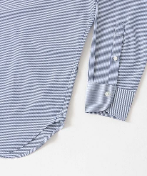 URBAN RESEARCH DOORS / アーバンリサーチ ドアーズ シャツ・ブラウス | 『イージーケア』LIFE STYLE TAILOR セミワイド細ストライプシャツ | 詳細3