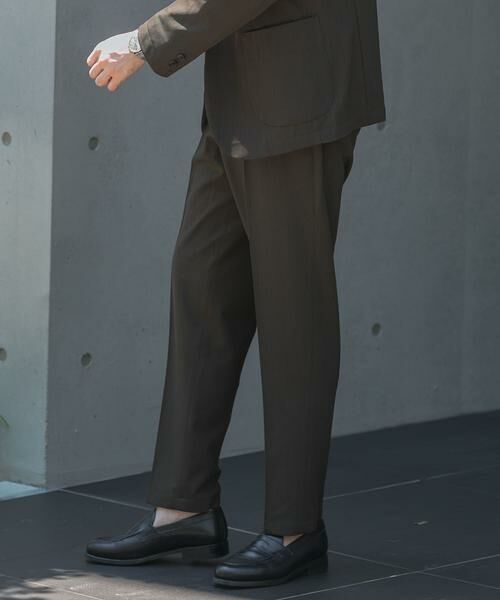 URBAN RESEARCH DOORS / アーバンリサーチ ドアーズ スラックス・ドレスパンツ | 『洗濯可/防シワ』LIFE STYLE TAILOR　カルゼストレッチコンフォータブルパンツ | 詳細1