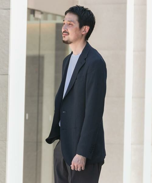 URBAN RESEARCH DOORS / アーバンリサーチ ドアーズ その他アウター | 『洗濯可/防シワ』LIFE STYLE TAILOR TRABESTグレンチェックジャケット | 詳細3