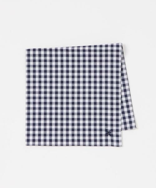 URBAN RESEARCH DOORS / アーバンリサーチ ドアーズ ハンカチ | LIFE STYLE TAILOR　チェック柄コットンハンカチ | 詳細6