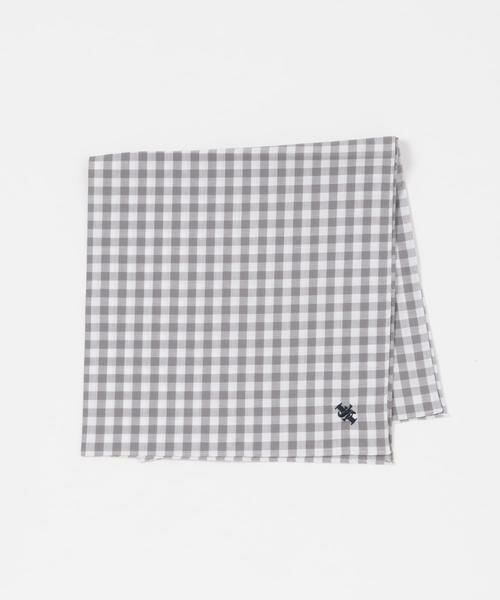 URBAN RESEARCH DOORS / アーバンリサーチ ドアーズ ハンカチ | LIFE STYLE TAILOR　チェック柄コットンハンカチ | 詳細8