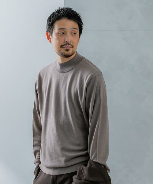 URBAN RESEARCH DOORS / アーバンリサーチ ドアーズ シャツ・ブラウス | LIFE STYLE TAILOR　マシンウォッシャブルハイゲージモックニット | 詳細5