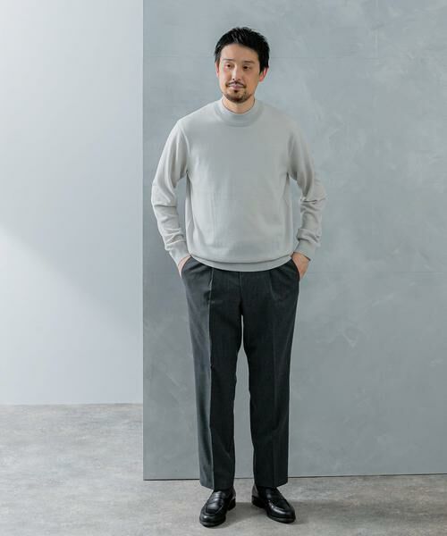 URBAN RESEARCH DOORS / アーバンリサーチ ドアーズ シャツ・ブラウス | LIFE STYLE TAILOR　マシンウォッシャブルハイゲージモックニット | 詳細14