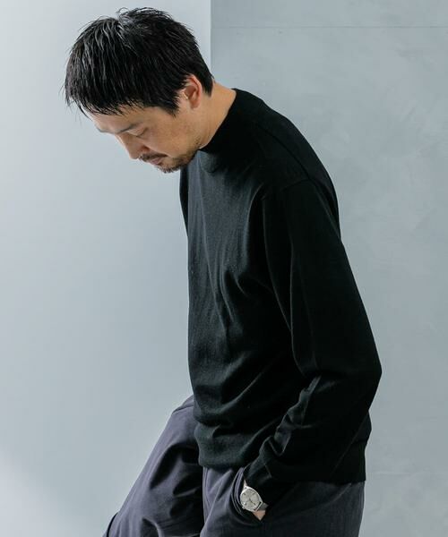 URBAN RESEARCH DOORS / アーバンリサーチ ドアーズ シャツ・ブラウス | LIFE STYLE TAILOR　マシンウォッシャブルハイゲージモックニット | 詳細17