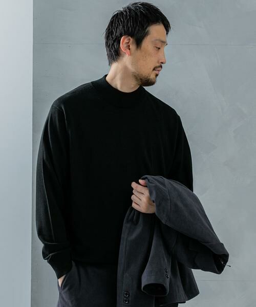 URBAN RESEARCH DOORS / アーバンリサーチ ドアーズ シャツ・ブラウス | LIFE STYLE TAILOR　マシンウォッシャブルハイゲージモックニット | 詳細19