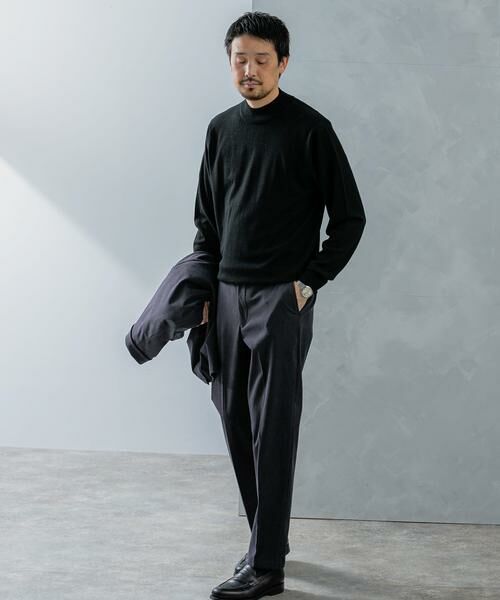 URBAN RESEARCH DOORS / アーバンリサーチ ドアーズ シャツ・ブラウス | LIFE STYLE TAILOR　マシンウォッシャブルハイゲージモックニット | 詳細23