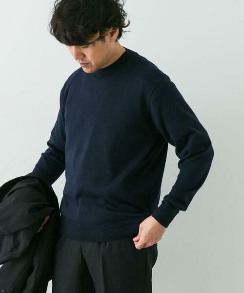 URBAN RESEARCH DOORS / アーバンリサーチ ドアーズ シャツ・ブラウス | LIFE STYLE TAILOR　マシンウォッシャブルクルーネックニット | 詳細2