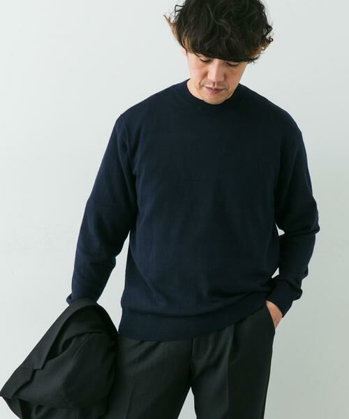 URBAN RESEARCH DOORS / アーバンリサーチ ドアーズ シャツ・ブラウス | LIFE STYLE TAILOR　マシンウォッシャブルクルーネックニット | 詳細5