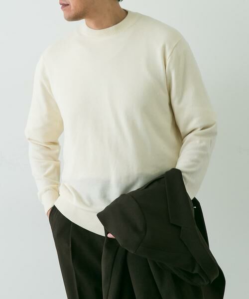 URBAN RESEARCH DOORS / アーバンリサーチ ドアーズ シャツ・ブラウス | LIFE STYLE TAILOR　マシンウォッシャブルクルーネックニット | 詳細14