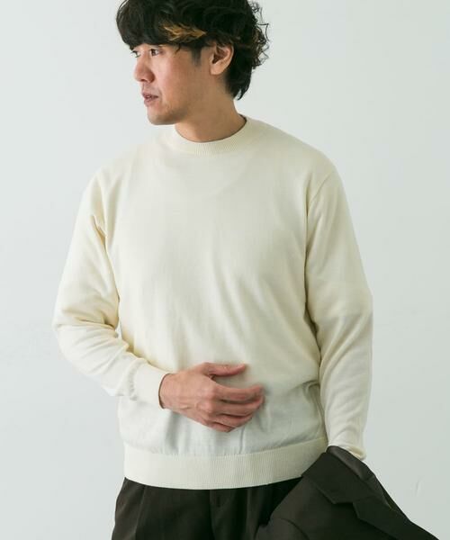 URBAN RESEARCH DOORS / アーバンリサーチ ドアーズ シャツ・ブラウス | LIFE STYLE TAILOR　マシンウォッシャブルクルーネックニット | 詳細15