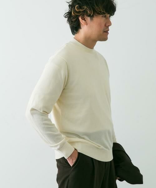 URBAN RESEARCH DOORS / アーバンリサーチ ドアーズ シャツ・ブラウス | LIFE STYLE TAILOR　マシンウォッシャブルクルーネックニット | 詳細16