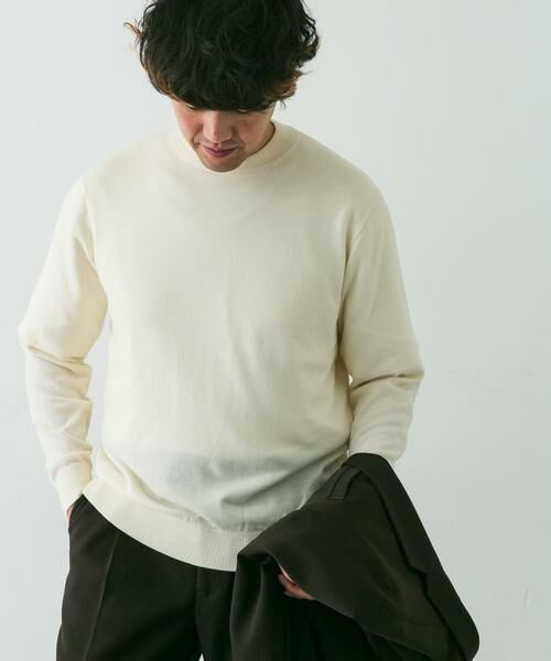 URBAN RESEARCH DOORS / アーバンリサーチ ドアーズ シャツ・ブラウス | LIFE STYLE TAILOR　マシンウォッシャブルクルーネックニット | 詳細17