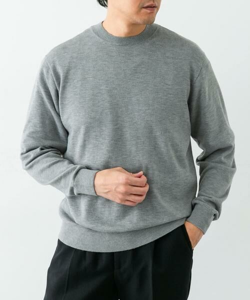 URBAN RESEARCH DOORS/アーバンリサーチ ドアーズ LIFE STYLE TAILOR マシンウォッシャブルクルーネックニット グレー L URBAN RESEARCH DOORS/アーバンリサーチ ドアーズ LIFE STYLE TAILOR マシンウォッシャブルクルーネックニット グレー L
