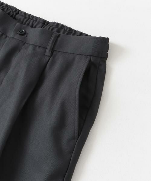 URBAN RESEARCH DOORS / アーバンリサーチ ドアーズ スラックス・ドレスパンツ | 『防シワ/イージーケア』LIFE STYLE TAILOR　ウールライクツイルストレッチパンツ | 詳細9