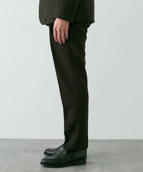URBAN RESEARCH DOORS / アーバンリサーチ ドアーズ スラックス・ドレスパンツ | LIFE STYLE TAILOR ウールライクソフトツイルストレッチパンツ | 詳細3