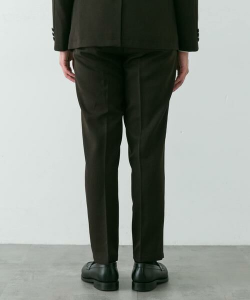 URBAN RESEARCH DOORS / アーバンリサーチ ドアーズ スラックス・ドレスパンツ | LIFE STYLE TAILOR ウールライクソフトツイルストレッチパンツ | 詳細4