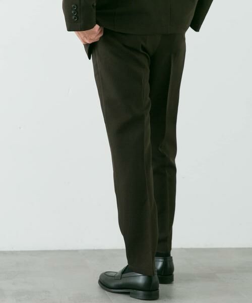 URBAN RESEARCH DOORS / アーバンリサーチ ドアーズ スラックス・ドレスパンツ | LIFE STYLE TAILOR ウールライクソフトツイルストレッチパンツ | 詳細8