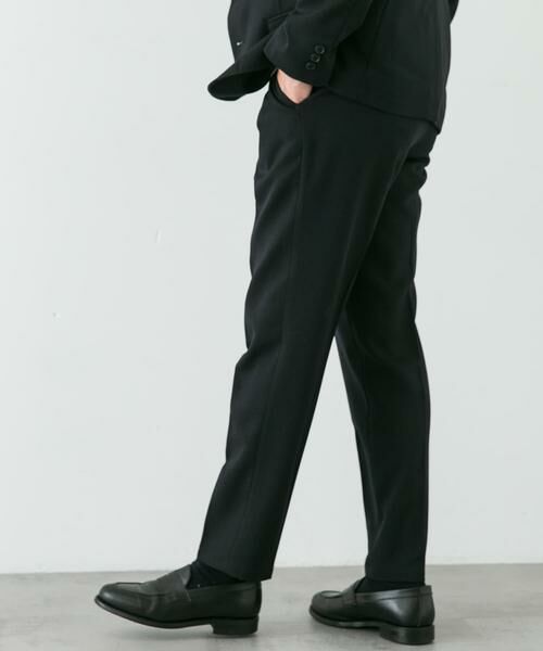 URBAN RESEARCH DOORS / アーバンリサーチ ドアーズ スラックス・ドレスパンツ | LIFE STYLE TAILOR ウールライクソフトツイルストレッチパンツ | 詳細14