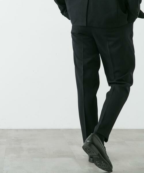 URBAN RESEARCH DOORS / アーバンリサーチ ドアーズ スラックス・ドレスパンツ | LIFE STYLE TAILOR ウールライクソフトツイルストレッチパンツ | 詳細17