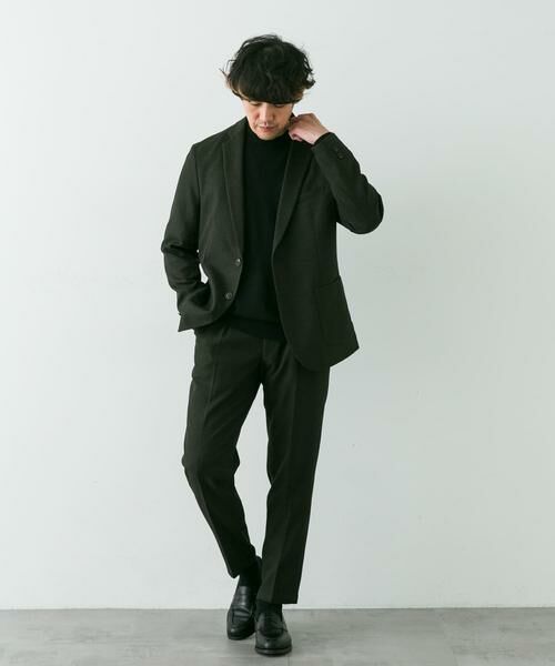 URBAN RESEARCH DOORS / アーバンリサーチ ドアーズ スラックス・ドレスパンツ | LIFE STYLE TAILOR　ブラッシュドウールライクストレッチパンツ | 詳細2