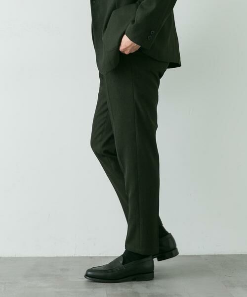 URBAN RESEARCH DOORS / アーバンリサーチ ドアーズ スラックス・ドレスパンツ | LIFE STYLE TAILOR　ブラッシュドウールライクストレッチパンツ | 詳細3