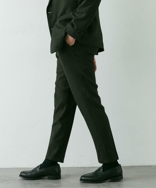 URBAN RESEARCH DOORS / アーバンリサーチ ドアーズ スラックス・ドレスパンツ | LIFE STYLE TAILOR　ブラッシュドウールライクストレッチパンツ | 詳細4