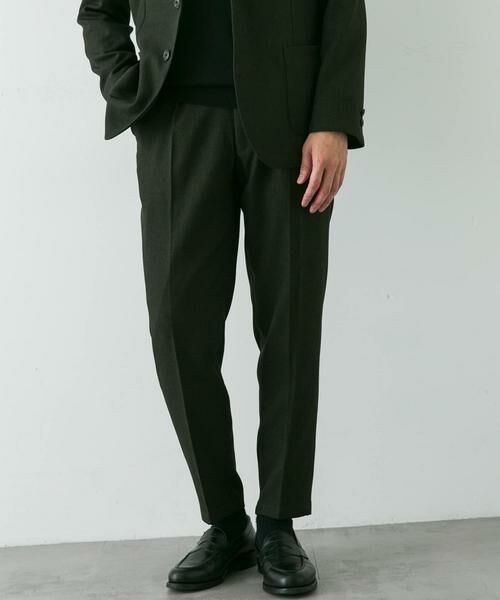 URBAN RESEARCH DOORS / アーバンリサーチ ドアーズ スラックス・ドレスパンツ | LIFE STYLE TAILOR　ブラッシュドウールライクストレッチパンツ | 詳細7