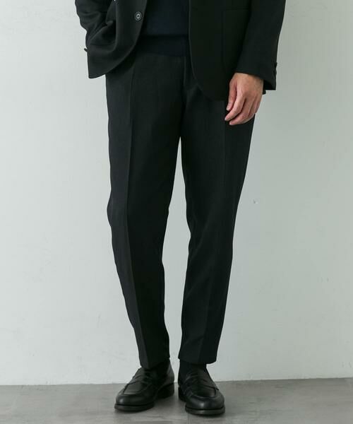 URBAN RESEARCH DOORS / アーバンリサーチ ドアーズ スラックス・ドレスパンツ | LIFE STYLE TAILOR　ブラッシュドウールライクストレッチパンツ | 詳細12