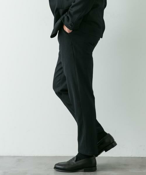 URBAN RESEARCH DOORS / アーバンリサーチ ドアーズ スラックス・ドレスパンツ | LIFE STYLE TAILOR　ブラッシュドウールライクストレッチパンツ | 詳細13