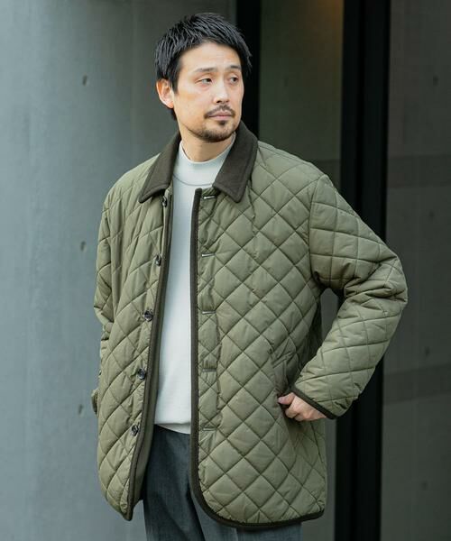 URBAN RESEARCH DOORS/アーバンリサーチ ドアーズ LIFE STYLE TAILOR LIMONTA EAST キルティングコート カーキ M URBAN RESEARCH DOORS/アーバンリサーチ ドアーズ LIFE STYLE TAILOR LIMONTA EAST キルティングコート カーキ M