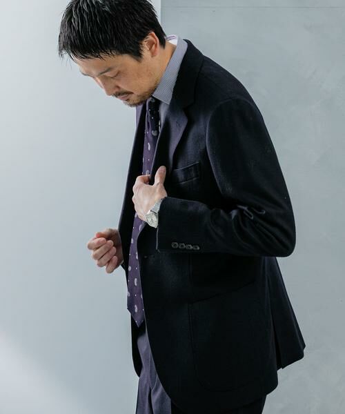 URBAN RESEARCH DOORS / アーバンリサーチ ドアーズ テーラードジャケット | LIFE STYLE TAILOR　フラノジャケット | 詳細3