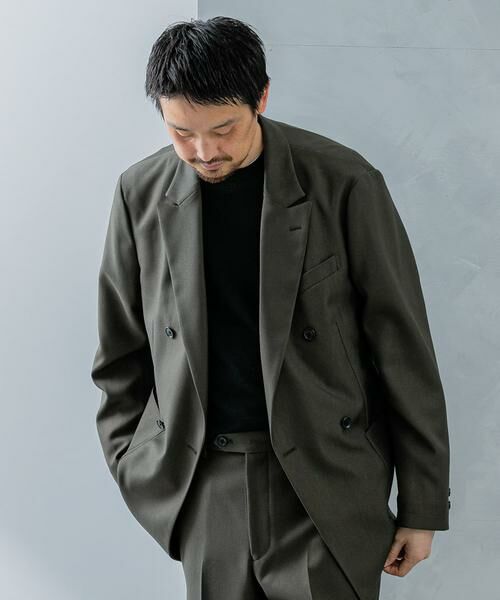 URBAN RESEARCH DOORS / アーバンリサーチ ドアーズ その他アウター | LIFE STYLE TAILOR ウールライクツイルコンフォータブルW ジャケット | 詳細1