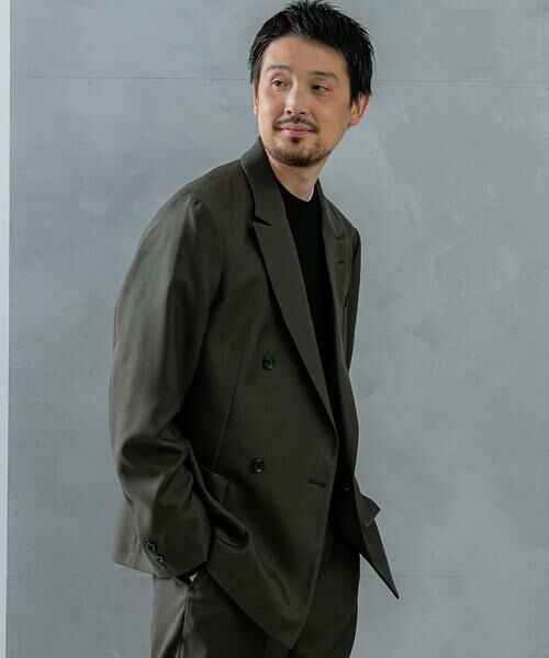 URBAN RESEARCH DOORS / アーバンリサーチ ドアーズ その他アウター | LIFE STYLE TAILOR ウールライクツイルコンフォータブルW ジャケット | 詳細2