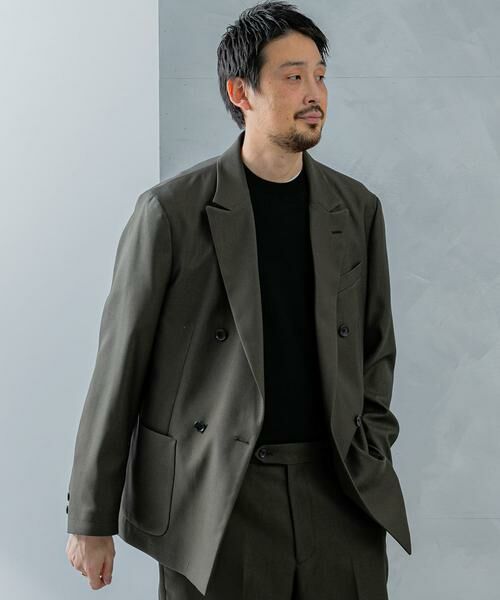 URBAN RESEARCH DOORS / アーバンリサーチ ドアーズ その他アウター | LIFE STYLE TAILOR ウールライクツイルコンフォータブルW ジャケット | 詳細3